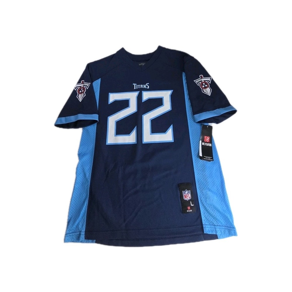 Tennessee‎ Titans Derrick Henry Jersey #22 Navy Youth L NFL TEAM APPAREL NEW